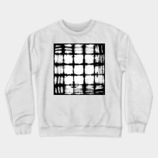 White squares with black ink lines Crewneck Sweatshirt